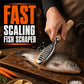 🔥 Hot sale 50% OFF🔥Stainless Steel Fish Scaler with Wooden Handle