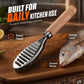 🔥 Hot sale 50% OFF🔥Stainless Steel Fish Scaler with Wooden Handle