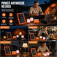 ☀️ 50% OFF NOW! Portable Solar Power System with 2 LED Lights – Off-Grid Solar Generator Kit, Multi-Port Charging Station for Camping, Emergency & Outdoor Use