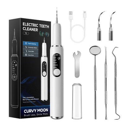 🦷 HOT SALE - 50% OFF🦷Portable Ultrasonic Teeth Cleaner and Tartar Remover Set