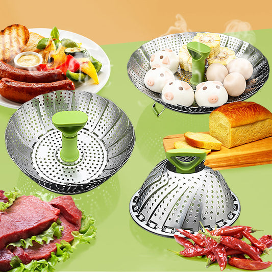 🔥HOT SALE 50% OFF🔥Stainless Steel Expandable Steamer Basket