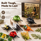 🐝🦋Wind-Up Winged Insect Simulation Toy Set with Educational Cards