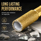 🥳2026 HOT SALE🥳💞50K+ SOLD!🛡️ 50% OFF! Diamond Drill Bits Set – 5‑16mm sizes, hex shank fits most drills. Dry or wet use – smooth, precise holes every time! 💎💪