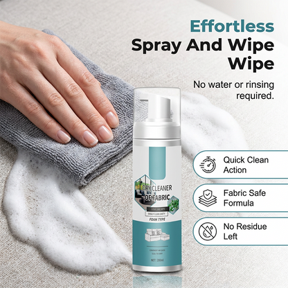 📢 LIMITED TIME 50% OFF! ⏰No-Rinse Fabric Cleaner Foam