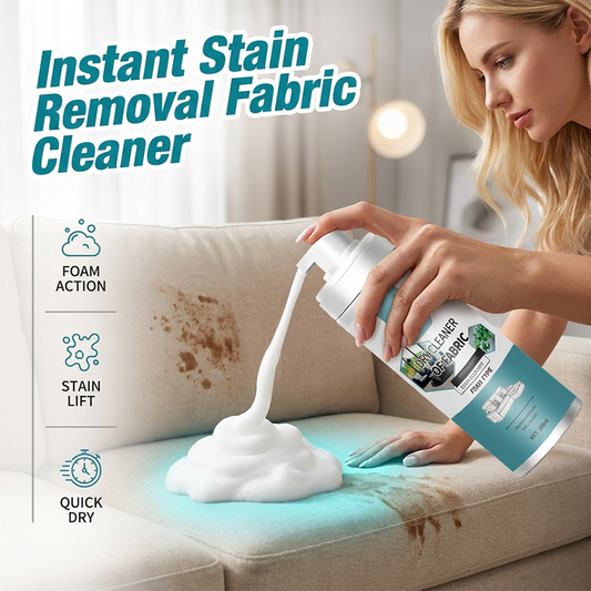 📢 LIMITED TIME 50% OFF! ⏰No-Rinse Fabric Cleaner Foam