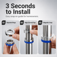 🔧50% OFF NOW! Cover Pipe Gaps Instantly! No-Tool Magnetic Split Ring‑Stainless Steel Decorative Pipe Cover, Magnetic Snap On Wall Pipe Escutcheon