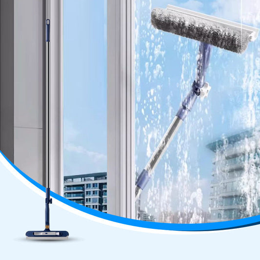 🎉 SPECIAL OFFER – 50% OFF! 🎉 High-Reach Window Squeegee Cleaner