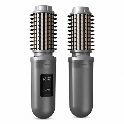 👧 LIMITED‑TIME 50% OFF! 🌸2-in-1 Cordless Electric Hair Straightener & Curling Brush