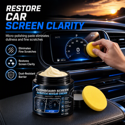 🚗 LIMITED‑TIME 50% OFF! 🔥Car Dashboard & Center Console Scratch Repair Cream