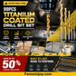 🔥High-efficiency tool favored by veteran craftsmen!Factory Outlet-99pcs Titanium Coated Drill Bit Set